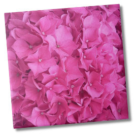 Azulejo De Cerâmica Hydrangea Pink Flower Pattern