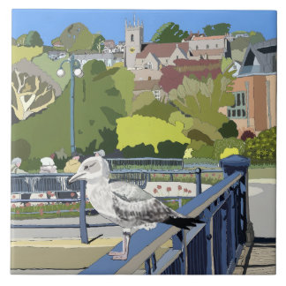 Azulejo De Cerâmica Hythe Kent Inglaterra