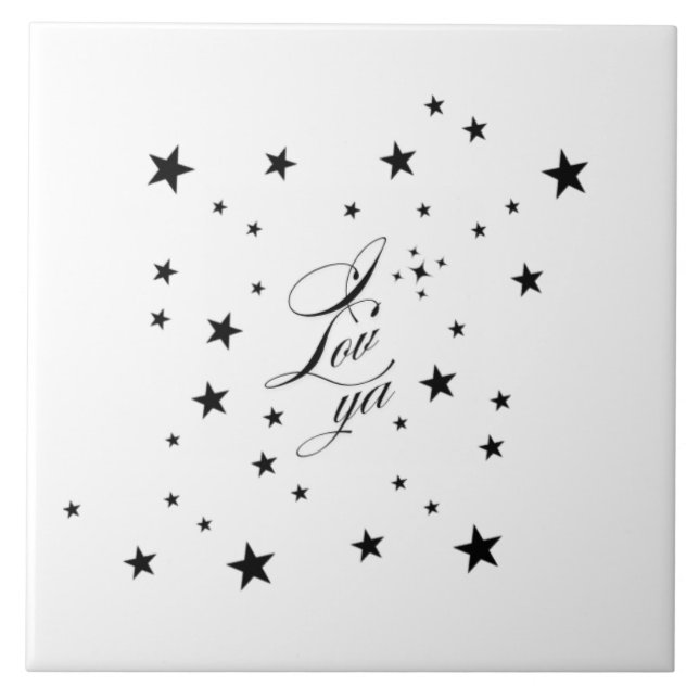 Azulejo De Cerâmica I lov ya  (Frente)