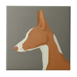 Azulejo De Cerâmica Ibizan Hound
