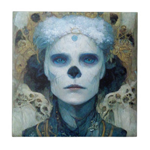 Azulejo De Cerâmica Ice Witch 3 Fantasy Sci-Fi