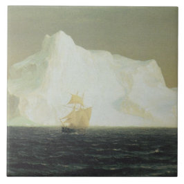 Azulejo De Cerâmica Iceberg (por Frederic Edwin Church)