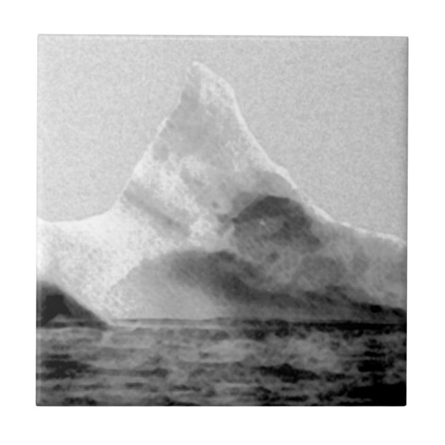 Azulejo De Cerâmica Iceberg que Afundou o Titanic (Frente)