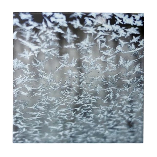 Azulejo De Cerâmica Ícicles de inverno (Frente)