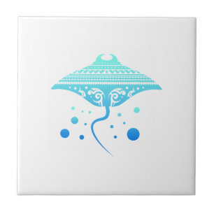 Azulejo De Cerâmica Ideia tribal do presente do tatuagem da