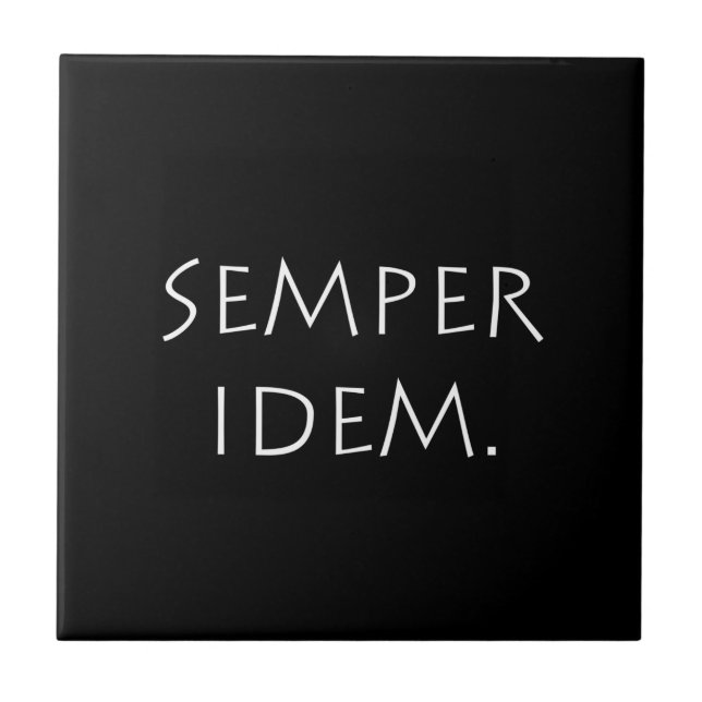 Azulejo De Cerâmica Idem Semper (Frente)