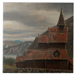 Azulejo De Cerâmica Igreja de Estado Norueguesa (por Knud Baade)