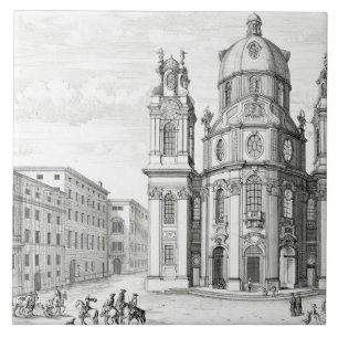 Azulejo De Cerâmica Igreja de Notre Dame, Salzburg, Áustria, 'de