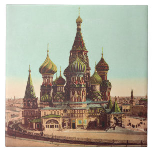 Azulejo De Cerâmica Igreja de São Basílio, Praça Vermelha Moscou