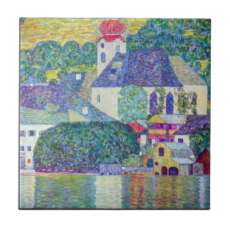 Azulejo De Cerâmica Igreja do St. Wolfgang por Gustavo Klimt