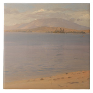 Azulejo De Cerâmica Igreja Frederic Edwin - Monte Katahdin do lago