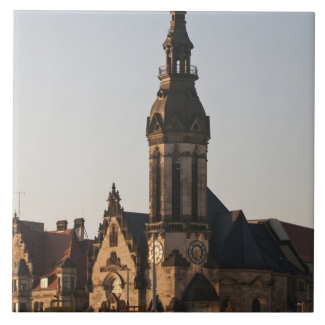 Azulejo De Cerâmica Igreja Reformada Leipzig, Alemanha (Frente)