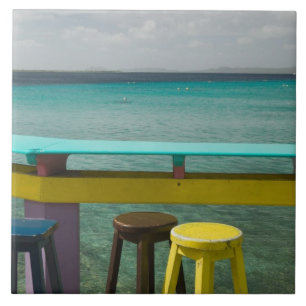 Azulejo De Cerâmica Ilhas ABC, BONAIRE, Kralendijk: Vista para o Ocean