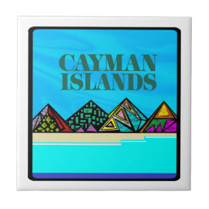 Azulejo De Cerâmica Ilhas amam Caymans