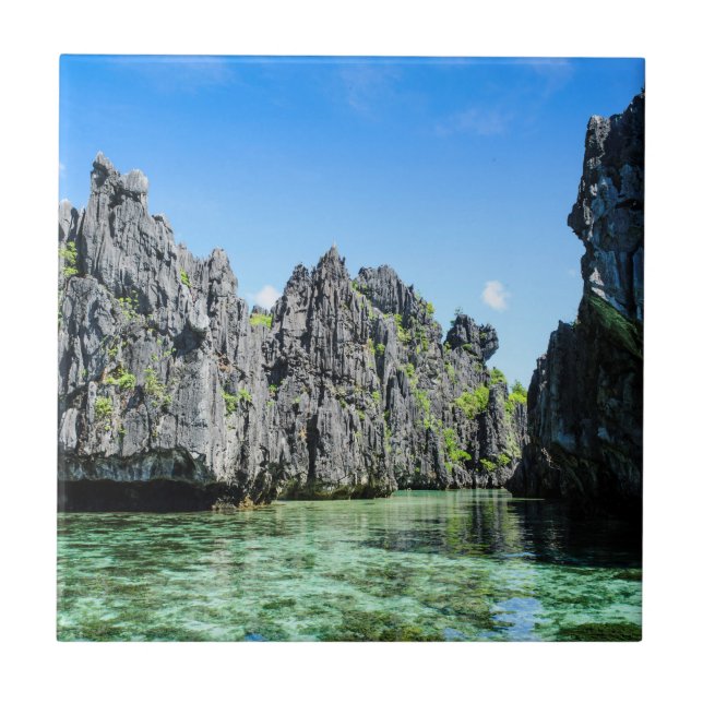 Azulejo De Cerâmica Ilhas Bacuit Archipelago (Frente)