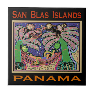 Azulejo De Cerâmica Ilhas San Blas Panamá Mola