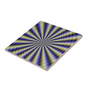 Azulejo De Cerâmica Ilusões Óticas a Preto e Branco