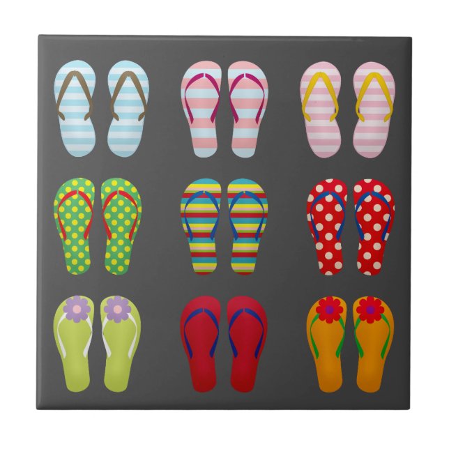 Azulejo De Cerâmica Ilustração de aquarela da moda da garrafa de perfu (Frente)