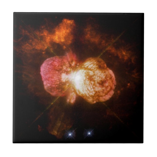 Azulejo De Cerâmica Imagem Variável Star Eta Carinae NASA Hubble (Frente)