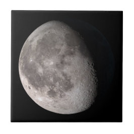 Azulejo De Cerâmica Imagens de fase de lua gibbada a desistir da NASA