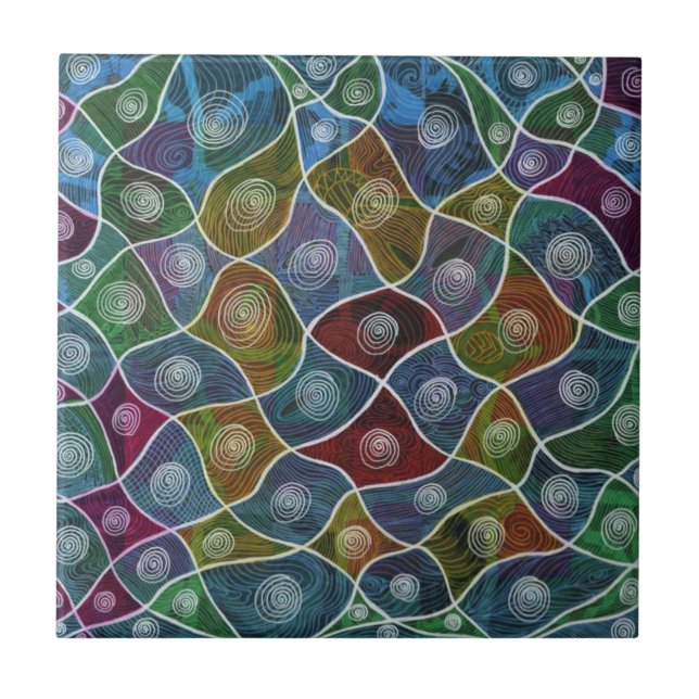 AZULEJO DE CERÂMICA  IMAGINAÇÃO (Frente)