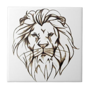 Azulejo De Cerâmica IMG_7779.PNG brave o design do leão