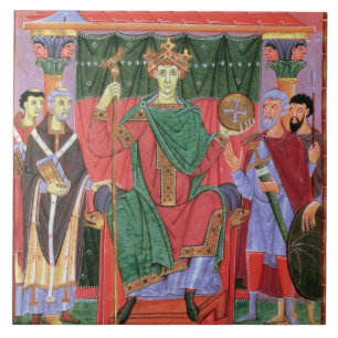 Azulejo De Cerâmica Imperador romano santamente Otto da Senhora
