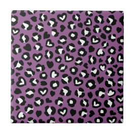 Azulejo De Cerâmica Impressão Animal, Leopardo Roxo, Manchas de Chita,