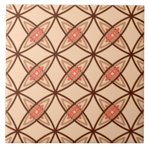 Azulejo De Cerâmica Impressão atômico moderno do meio século - pês