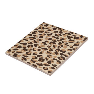 Azulejo De Cerâmica Impressão Azulejo-Leopardo Trivet