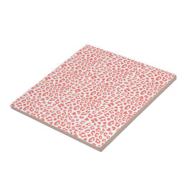 Azulejo De Cerâmica Impressão Coral Leopardo