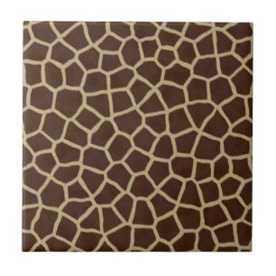 Azulejo De Cerâmica Impressão de Animal Girafa
