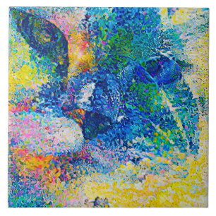 Azulejo De Cerâmica Impressão de arte de Abstrato vibrante