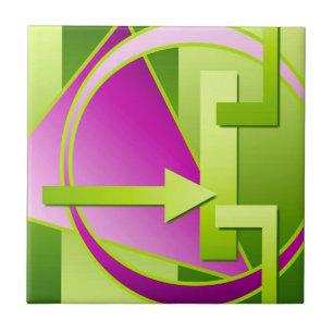 Azulejo De Cerâmica impressão de arte digital "Diagrama de circuito"