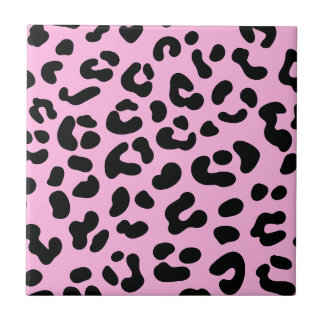 Azulejo De Cerâmica Impressão de Chita Rosa Pastel
