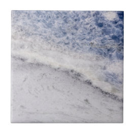 Azulejo De Cerâmica Impressão de Cristal Quartz Azul de Calcite Azul M