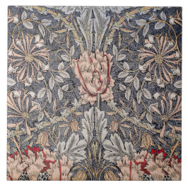 Azulejo De Cerâmica Impressão de Honeysuckle (por William Morris)