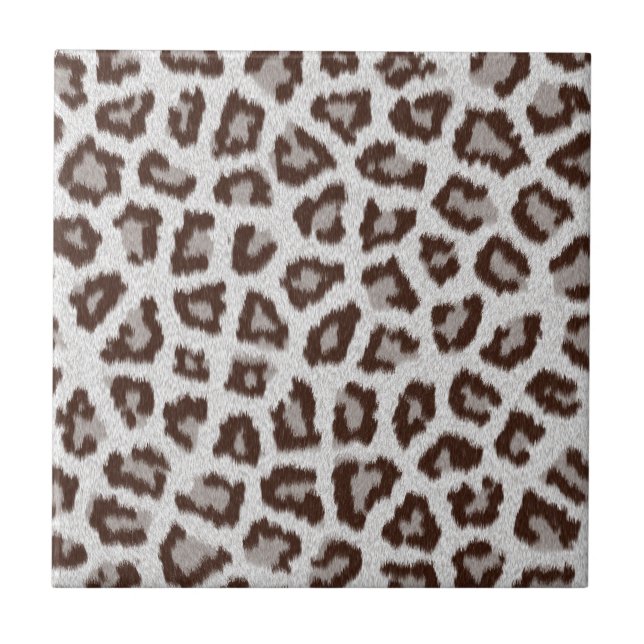 Azulejo De Cerâmica Impressão de Jaguar (Frente)
