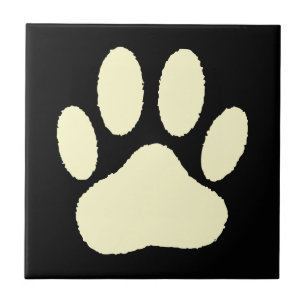 Azulejo De Cerâmica Impressão de Pata de Cachorro Personalizada para A