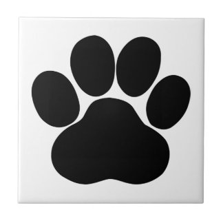 Azulejo De Cerâmica Impressão de Pata para Pet Lover