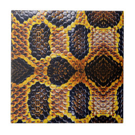 Azulejo De Cerâmica impressão de pele de cobra anaconda