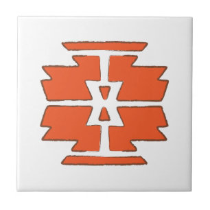 Azulejo De Cerâmica Impressão - Design do Sudoeste da Índia