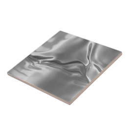 Azulejo De Cerâmica Impressão digital de prata líquida