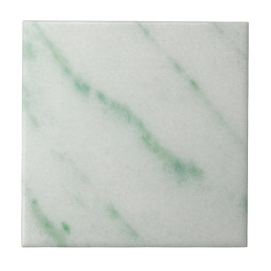 Azulejo De Cerâmica Impressão do Maraschino Marble branco e verde