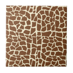 Azulejo De Cerâmica Impressão em animais de padrão Giraffe