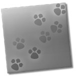Azulejo De Cerâmica Impressão em Cinzas simples<br><div class="desc">Padrões De Impressão De Cinzas Brancas E Bonitas. Esta pequena e bonita impressão animal é excelente para amantes de animais de estimação em todo o lado ou até para um consultório veterinário, um ranhura de cães ou uma lavagem de cães. Apresenta um fundo de cinza leve e uma pata de...</div>
