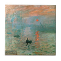 Impressão, nascer do sol por Claude Monet