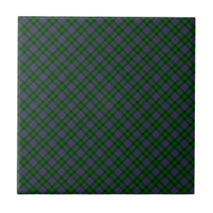 Azulejo De Cerâmica Impressão projetado Tartan do clã de Hughes