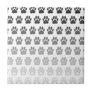 Azulejo De Cerâmica Impressões de gráfico em preto-e-branco e Cinzas