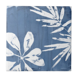 Azulejo De Cerâmica Impressões tropicais do índio - Verde tropical